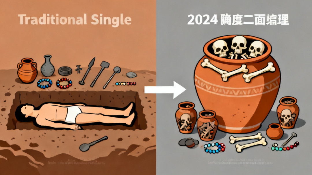 石缸丧葬仪式复原对比