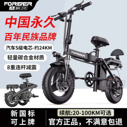 永久 版折叠电动自行车 锂电池 新国标 24km续航