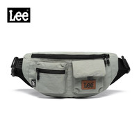 Lee 工装通勤单肩腰包胸包 墨绿色