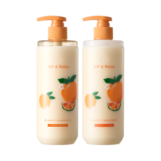 Off & Relax 橙木香氛限定蓬松洗发水350ml*2 48H零压蓬松 共到手700ml