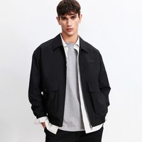 JACK&JONES/杰克琼斯 美式卡车PU夹克 男款翻领外套
