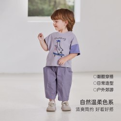 巴厘小猪 儿童九分裤