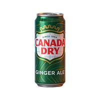 可口可乐 CANADA DRY加拿大干姜味汽水330ml*24罐 欧洲进口整箱美剧同款