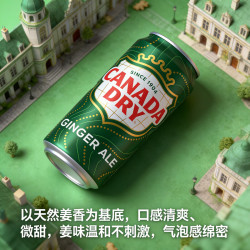 可口可乐 加拿大干姜味汽水 330ml*24罐