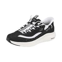 SKECHERS/斯凯奇 闪穿鞋 男女同款 轻质缓震 黑色 37码 休闲运动鞋