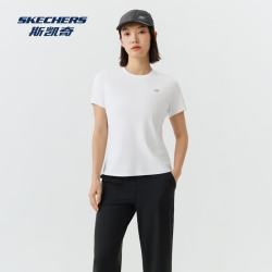 斯凯奇 速干防晒短袖T恤2026年春夏新款男女凉感透气吸湿运动上衣