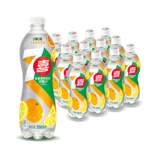 百事 7喜 无糖小柑橘柠檬味汽水 550ml*12瓶