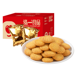 泓一 猴头菇小圆饼干 800g