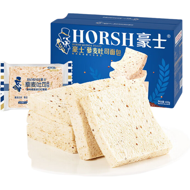 豪士 藜麦吐司面包 460g（约9袋）
