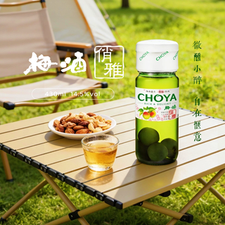 CHOYA俏雅 带梅子本格梅酒 430ml 果酒