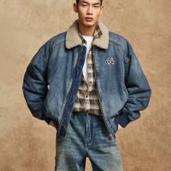 杰克琼斯 26年男装夹克 摇粒绒棉服