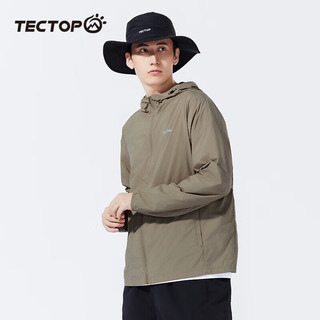 TECTOP/探拓 户外防晒衣 UPF50+轻薄透气 新卡其 L
