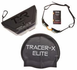 TYR Tracer-X Elite 涂层防雾竞速游泳镜 防眩光低阻力 金橙镜面配色