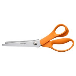 FISKARS 锯齿剪刀,锯齿形边缘,高级不锈钢刀片,用于精密切割、缝纫和手工,织物剪刀,8 英寸(约 20.3 厘米)