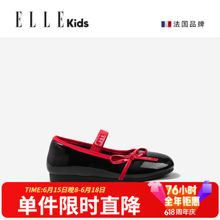 ELLE KIDS 女童小皮鞋 黑色 37码