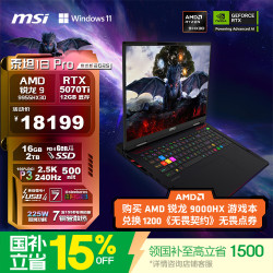 微星泰坦18Pro锐龙版 2025