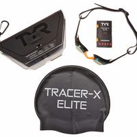 TYR Tracer-X Elite 涂层防雾竞速游泳镜 防眩光低阻力 金橙镜面配色
