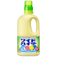 日本花王 Kao彩色衣物漂白剂彩漂洗衣液洗白去污渍白色衣物去黄1000ml