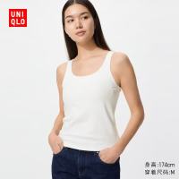 优衣库 AIRism棉混纺Bra背心女装