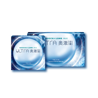 博士伦奥澈日夜月抛隐形眼镜 4片装+臻润护理液660ml 100度
