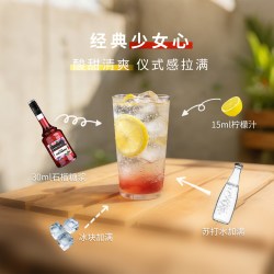 必得利 红石榴糖浆 700ml 力娇酒