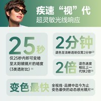 依视路 全视线GENS变色近视镜片 1.60折射率 2片