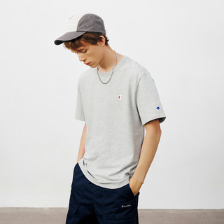 Champion 冠军小C LOGO圆领短袖T恤