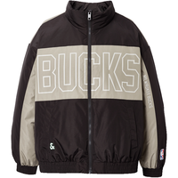 JACK&JONES/杰克琼斯 NBA联名密尔沃基雄鹿队男羽绒服 深咖色 M