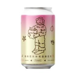 纸飞机酿造 杨桃芭乐铁观音康普茶气泡饮 330ml*1罐 #值酒发现官#