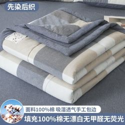 AIDLI A类100%里外全棉可水洗夏凉空调被 150*200cm