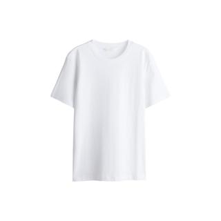H&M 女士T恤 圆领纯棉宽松休闲短袖上衣 0963662