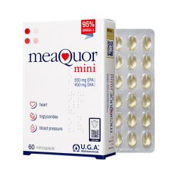 金凯撒 OMEGOR）迷你鱼油95%~97%高纯度omega-3进口60粒*4盒