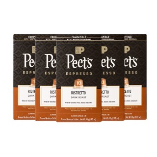 皮爷咖啡 法国原装进口胶囊咖啡 5.3g*50颗 礼盒装 nespresso精粹浓缩 强度10
