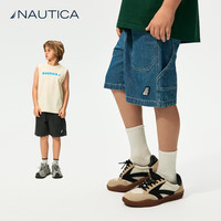 NAUTICA/诺帝卡 男童女童牛仔短裤 黑色 150cm