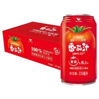 统一 100%番茄汁 335ml*24罐 果汁饮料