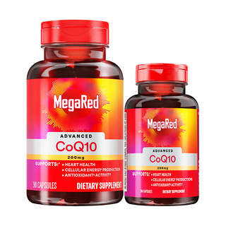 MegaRed脉拓辅酶Q10胶囊 200mg 90粒+30粒
