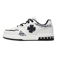 LUCKY BRAND 四叶草时尚透气防滑休闲鞋 黑色 39码