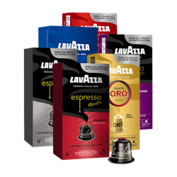拉瓦萨 胶囊黑咖啡粉10粒/盒适配Nespresso胶囊机 囤货60颗