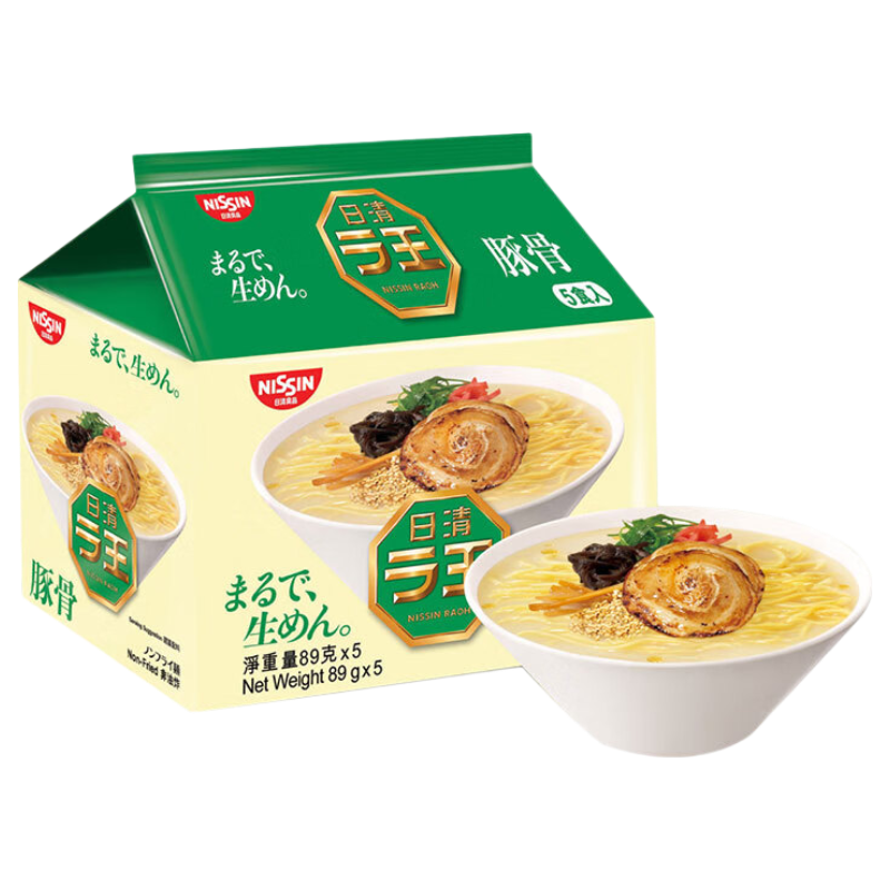 出前一丁 拉王豚骨风味方便面 89g*5袋