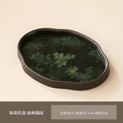 棠门 海棠干泡盘家用茶盘