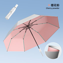 温诗欧 钛银黑胶防晒伞晴雨两用