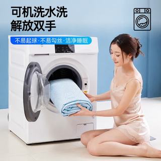 无印良品 A类冰感凉席床单 幸运熊-蓝 90*200cm