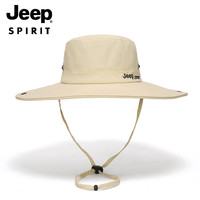 Jeep 棒球帽 透气网眼 卡其色 均码 鸭舌帽
