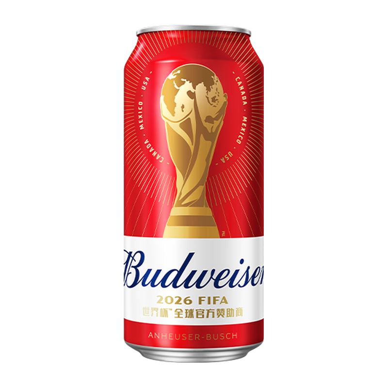 百威 经典红罐淡色拉格啤酒 450ml*15罐