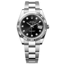 劳力士 日志型 自动机械机芯 41mm 黑色 男表