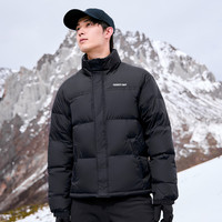 拓路者 立领90绒羽绒服男 黑色 2XL