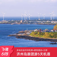 全国多地出发济州岛4/5天全晚君悦接机东西线含机票