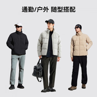拓路者 防风保暖立领棉服 芦苇黄 M 男士外套