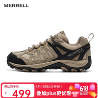 MERRELL 户外徒步鞋ACCENTOR GTX经典低帮防水透气防滑耐磨登山鞋 银色J500409（男） 42