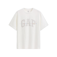 Gap 2026春季棉质logo印花宽松短袖T恤 男款